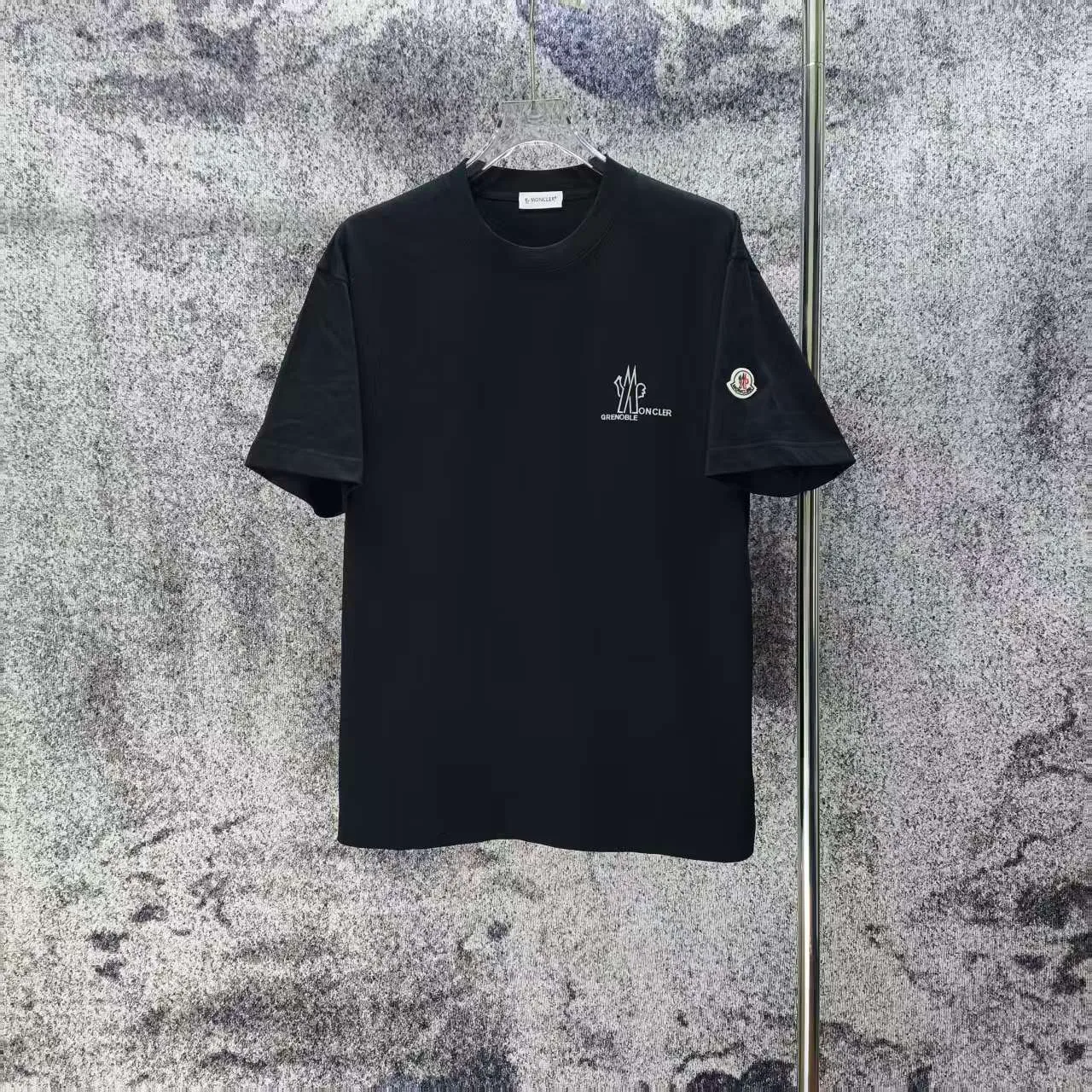 MONCLE* 2026 New Arrival logo t Same Style Size S M L XL XXL Black White